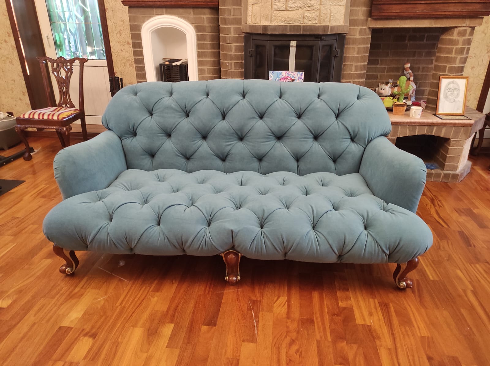 Обивка дивана. Райсемёновское