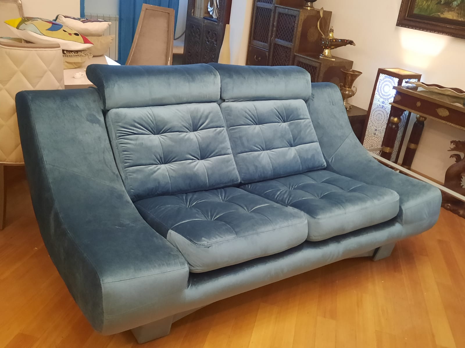 Обивка дивана на дому. Райсемёновское